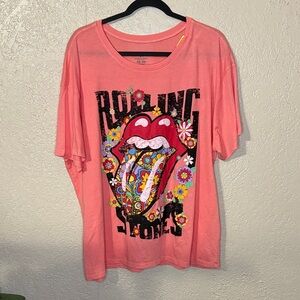 The Rolling Stones Women's Graphic Tee - Coral